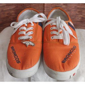 Broncos Bradford Exchange Denver I Love Broncos Sneaker Shoes Size 10